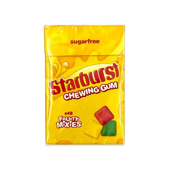 Fruity Mixies Chewing Gum Sugar Free Handy Box 33.1g Starburst